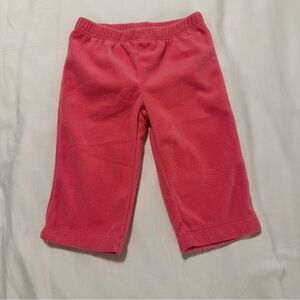 Carter’s Cozy Pink Fleece Kids Bottoms Size 3-6M